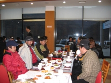 식당에서